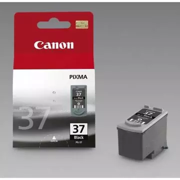 Een Canon inktcartridge PG-37, 219 pagina's, OEM 2145B001, zwart koop je bij ShopXPress