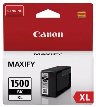 Een Canon inktcartridge PGI-1500XL, 1.200 pagina's, OEM 9182B001, zwart koop je bij ShopXPress