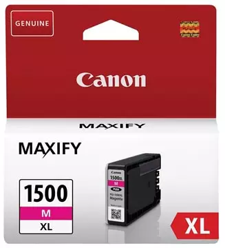 Een Canon inktcartridge PGI-1500XL, 780 pagina's, OEM 9194B001, magenta koop je bij ShopXPress