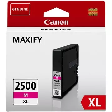 Een Canon inktcartridge PGI-2500XL, 1.760 pagina's, OEM 9266B001, magenta koop je bij ShopXPress