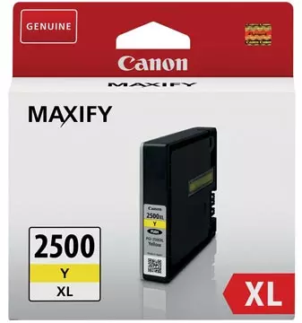 Een Canon inktcartridge PGI-2500XL, 1.760 pagina's, OEM 9267B001, geel koop je bij ShopXPress