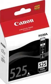 Een Canon inktcartridge PGI-525PGBK, 311 pagina's, OEM 4529B001, zwart koop je bij ShopXPress