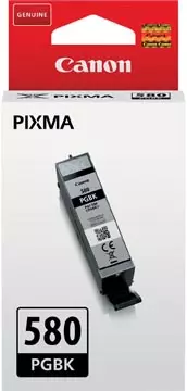 Een Canon inktcartridge PGI-580 PGBK, 200pagina's, OEM 2078C001, zwart koop je bij ShopXPress