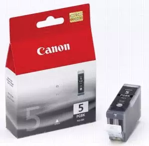 Een Canon inktcartridge PGI-5BK, 505 pagina's, OEM 0628B001, zwart koop je bij ShopXPress