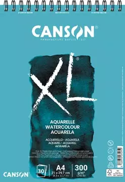 Een Canson schetsblok XL aquarelle 300g/m² ft A4, 30 vel koop je bij ShopXPress