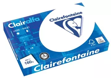 Een Clairefontaine Clairalfa presentatiepapier A3, 160 g, pak van 250 vel koop je bij ShopXPress