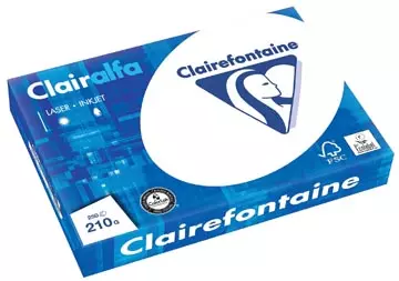 Een Clairefontaine Clairalfa presentatiepapier A3, 210 g, pak van 250 vel koop je bij ShopXPress