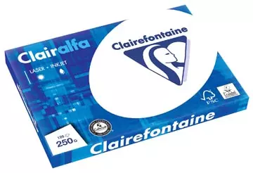 Een Clairefontaine Clairalfa presentatiepapier A3, 250 g, pak van 125 vel koop je bij ShopXPress