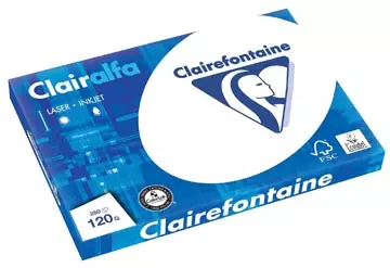 Een Clairefontaine Clairalfa presentatiepapier ft A3, 120 g, pak van 250 vel koop je bij ShopXPress