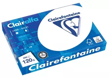 Een Clairefontaine Clairalfa presentatiepapier ft A4, 120 g, pak van 250 vel koop je bij ShopXPress