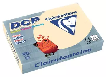 Een Clairefontaine DCP presentatiepapier A4, 100 g, ivoor, pak van 500 vel koop je bij ShopXPress