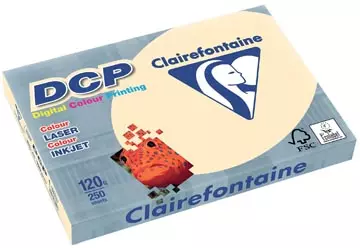 Een Clairefontaine DCP presentatiepapier A4, 120 g, ivoor, pak van 250 vel koop je bij ShopXPress