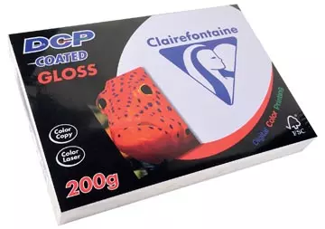 Een Clairefontaine DCP presentatiepapier coated gloss ft A4, 200 g, pak van 250 vel koop je bij ShopXPress