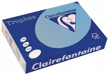 Een Clairefontaine Trophée Intens, gekleurd papier, A3, 80 g, 500 vel, koningsblauw koop je bij ShopXPress