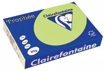 Buy your Clairefontaine Trophée gekleurd papier, A4, 80 g, 500 vel, golfgroen at Supplierz BV