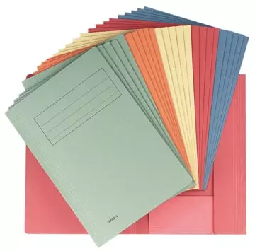 Een Class'ex dossiermap, ft 23,7 x 34,7 cm (voor ft folio), geassorteerde kleuren, pak van 25 stuks koop je bij ShopXPress