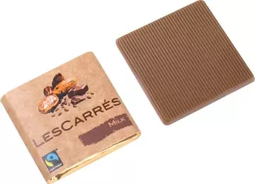 Een Cocachoc Les Carrés chocolade, fairtrade, melk, 4,5 g, doos van 400 stuks koop je bij ShopXPress