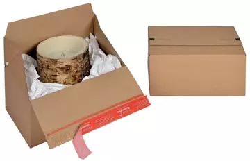 Een Colompac Eurobox Size M, binnenformaat 294 x 194 x 137 mm, bruin koop je bij ShopXPress