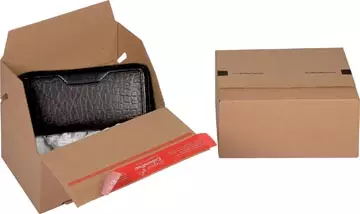 Een Colompac Eurobox Size S, binnenformaat 195 x 145 x 90 mm, bruin koop je bij ShopXPress