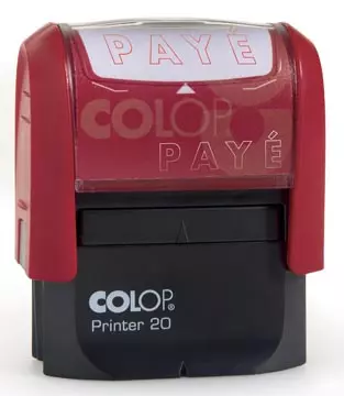 Een Colop formulestempel Printer tekst: PAYE koop je bij ShopXPress