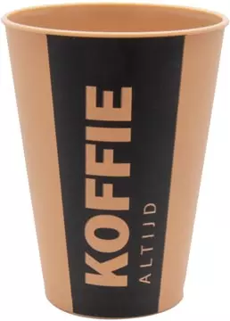 Een Conpax herbruikbare beker Altijd Koffie, uit PP, 180 ml, pak van 20 stuks koop je bij Supplierz BV