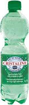 Een Cristaline bruisend water, fles van 50 cl, pak van 24 stuks koop je bij ShopXPress