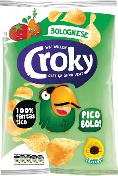 Een Croky chips bolognese, zakje van 100 g koop je bij ShopXPress