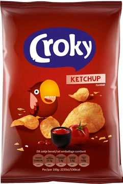 Een Croky chips ketchup, zakje van 100 g koop je bij ShopXPress