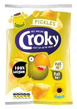 Een Croky chips pickles, zakje van 100 gram koop je bij ShopXPress