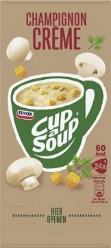 Een Cup a Soup champignon crème, 140 ml, pak van 24 porties koop je bij ShopXPress