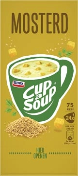 Een Cup-a-Soup mosterd, pak van 24 zakjes koop je bij ShopXPress