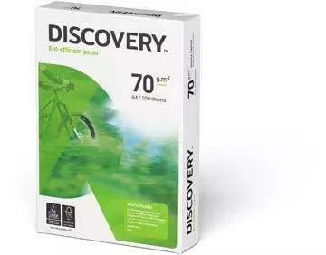 Een Discovery kopieerpapier ft A4, 70 g, pak van 500 vel koop je bij ShopXPress