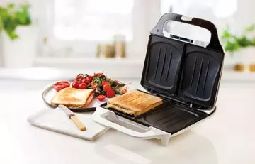 Een Domo croque monsieur machine Croque XL, wit koop je bij ShopXPress