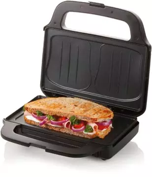 Een Domo croque monsieur machine Big Croque XL, zilver koop je bij ShopXPress