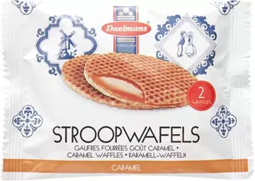 Een Daelmans stroopwafels, per 2 verpakt, 2 x 39 g koop je bij ShopXPress