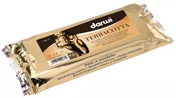 Een Darwi boetseerpasta Terracotta, pak van 1 kg koop je bij ShopXPress