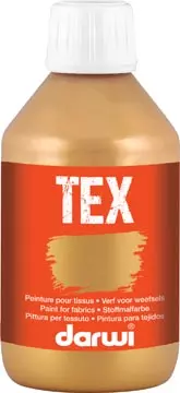 Een Darwi textielverf Tex, 250 ml, goud koop je bij ShopXPress