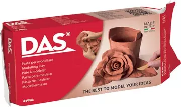 Een Das Boetseerklei, pak van 1 kg, terracota koop je bij ShopXPress