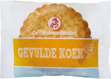 Een De Molen Gevulde Koek, individueel verpakt, 50 g koop je bij ShopXPress