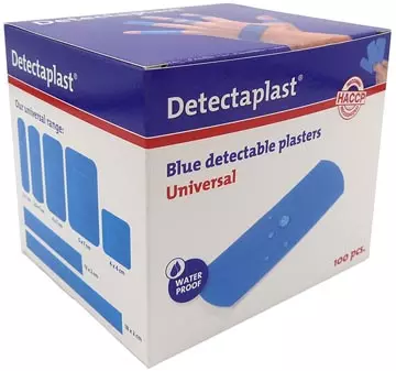 Een Detectaplast Universal pleister, ft 19 x 72 mm, pak van 100 stuks koop je bij ShopXPress