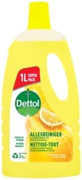 Een Dettol allesreiniger, citroen, fles van 1 l koop je bij Supplierz BV