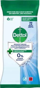 Vous pouvez acheter un Dettol lingettes nettoyantes désinfectant, paquet de 72 pièces chez Supplierz BV