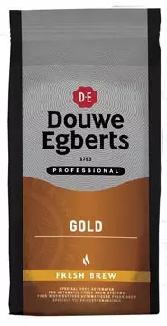 Een Douwe Egberts gemalen koffie voor automaten, Gold fresh brew, pak van 1 kg koop je bij ShopXPress