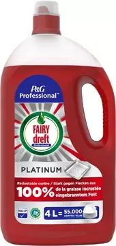 Een FAIRY dreft Professional handafwasmiddel Platinum, fles van 4 l koop je bij ShopXPress