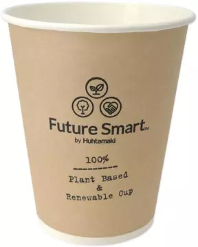 Een Drinkbeker Future Smart, uit karton, 150 ml, pak van 100 stuks koop je bij Supplierz BV