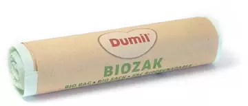 Een Dumil bio vuilniszak voor GFT, 16 micron, 140 l, rol van 3 stuks, groen koop je bij Supplierz BV