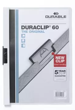 Een Durable Klemmap Duraclip Original 60 wit koop je bij ShopXPress