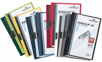 Een Durable klemmap Duraclip Original 30 geassorteerde kleuren koop je bij ShopXPress