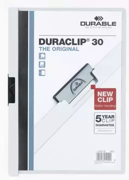 Een Durable klemmap Duraclip Original 30 wit koop je bij ShopXPress