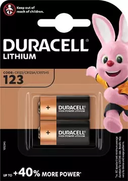 Een Duracell Ultra Lithium 123, blister van 2 stuks koop je bij ShopXPress